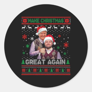 Adesivo Trump Vance 2024 Irmãos Funny Parody Trump Vance