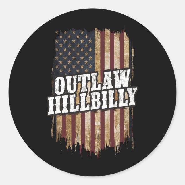 Adesivo Trump Vance 2024 J.D. Vance Outlaw Hillbilly (Frente)