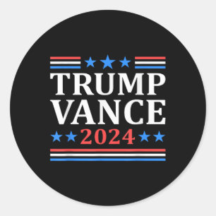 Adesivo Trump Vance 2024 Para O Presidente Vp Pat Da Eleiç