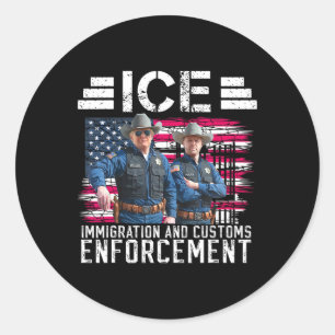 Adesivo Trump Vance Ice Imigração E Aplicação Aduaneira