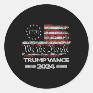 Adesivo Trump Vance Nós, o 47º presidente da Pessoas Trump
