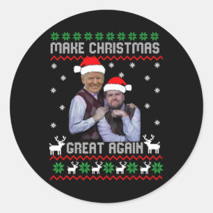 Adesivo Trump Vance Shirt Irmãos fazem Excelente de Natal