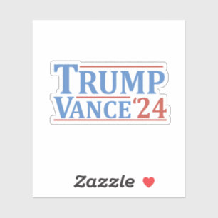 Adesivo Trump Vance Vice-Presidente Eleição Americana EUA