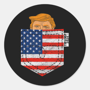 Adesivo Trump Won 2024 Presidente 47ª Trump no seu bolso