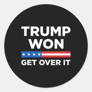 Adesivo Trump Won Supera 2024 Donald Trump Won 2024 1