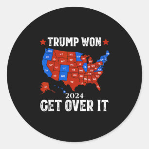 Adesivo Trump Won supera isso 2024 Eleição 47º Presidente