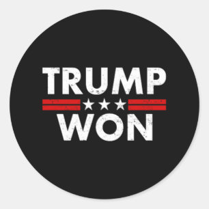 Adesivo Trump Won Truck 4547 Waste Trash Management (em Ba