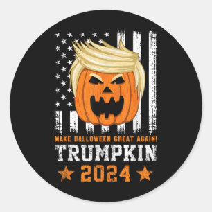 Adesivo Trumpkin 2024 Usa Torna O Excelente De Halloween N