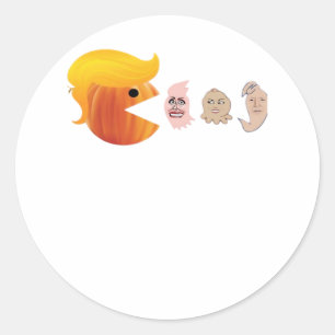 Adesivo Trumpkin Comendo Democratas Clássicos - Sala Satír