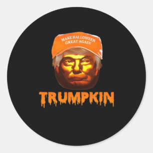 Adesivo Trumpkin Faz Excelente De Halloween De Novo Lama