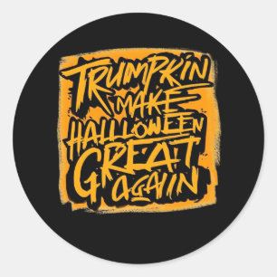 Adesivo Trumpkin Faz Excelente De Halloween Novamente - Au