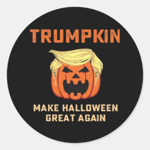 Adesivo Trumpkin Faz Excelente De Halloween Novamente - Bo