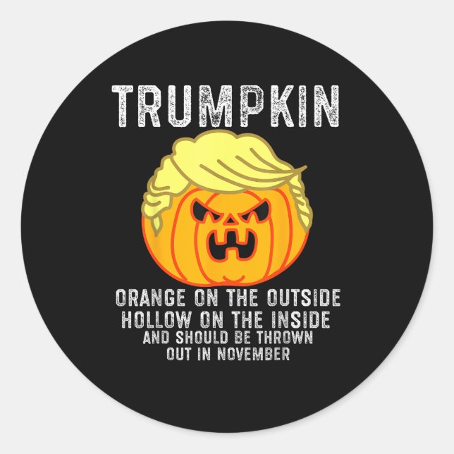 Adesivo Trumpkin Fora Da Dentro (Frente)