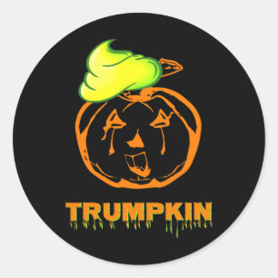 Adesivo Trumpkin Halloween Abóbora Torta Slime Fonte Diver