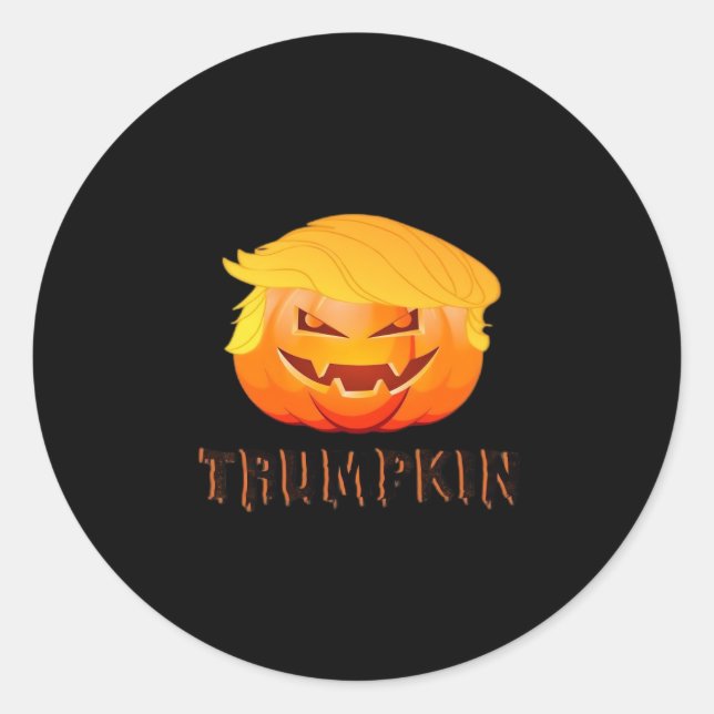 Adesivo Trumpkin Halloween Classic (Frente)