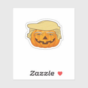 Adesivo Trumpkin Halloween Clássico Engraçado - Slot de Qu