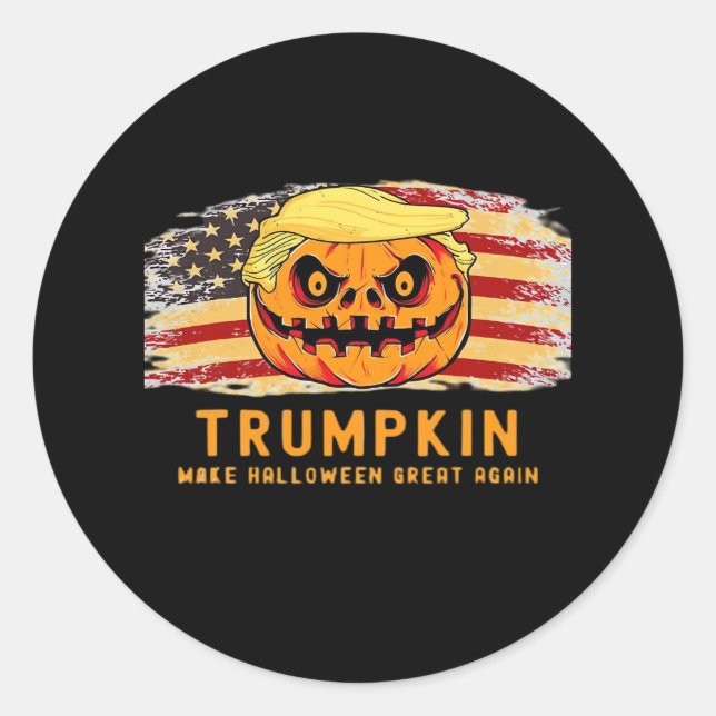 Adesivo Trumpkin Torna O Excelente De Halloween Novamente  (Frente)