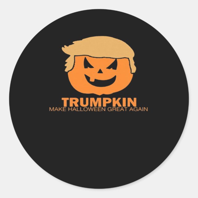 Adesivo Trumpkin - Tornar O Excelente De Halloween Clássic (Frente)