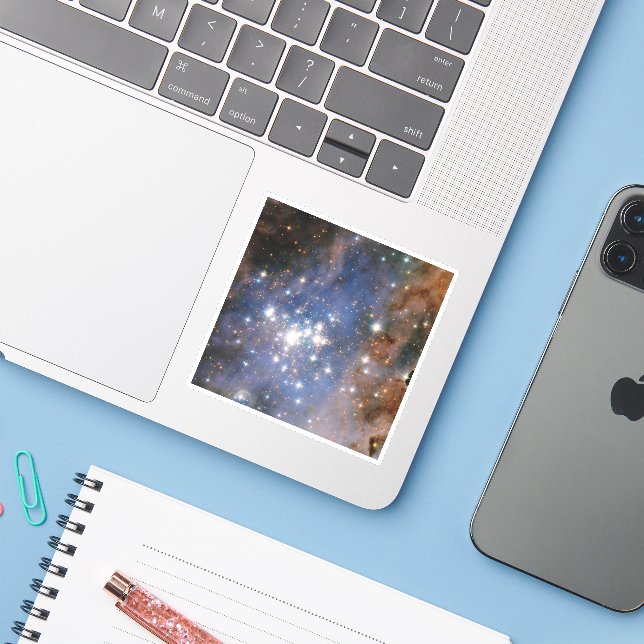 Adesivo Trumpler de Cluster Estrela 14. (Notebook com iPhone)