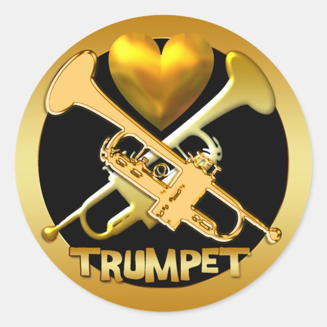 Adesivo TRUMPOS Dourados (Frente)