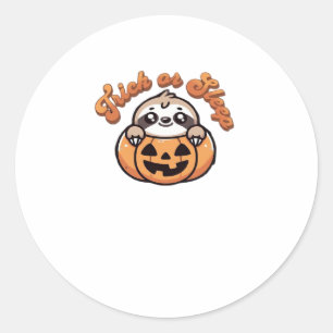 Adesivo Truque de Lama de Halloween ou Pumpkin de Lama de