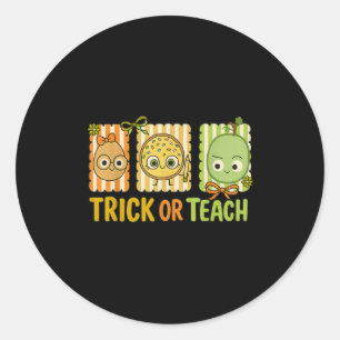 Adesivo Truque Ou Ensino, A Má Freguiça De Halloween