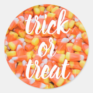Adesivo Truque ou tratamento - Milho Doce - Halloween