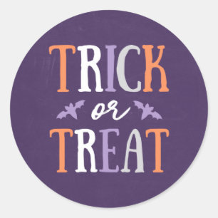 Adesivo Truque ou Tratar   Halloween