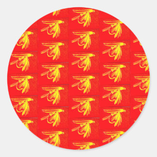 Adesivo Truta, baixo e três favoritos de peixe