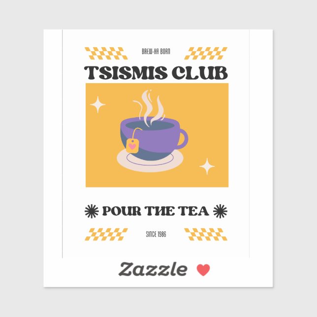 Adesivo Tsismis Club Vinyl Sticker (Folha)
