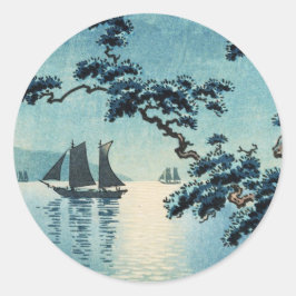 Adesivo Tsuchiya Koitsu Maiko Costa Marítima shin hanga