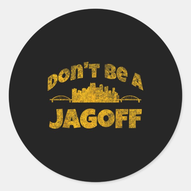 Adesivo Ttsburgh Jagoff Yinz Funny Yinzer Steel City 412 H (Frente)