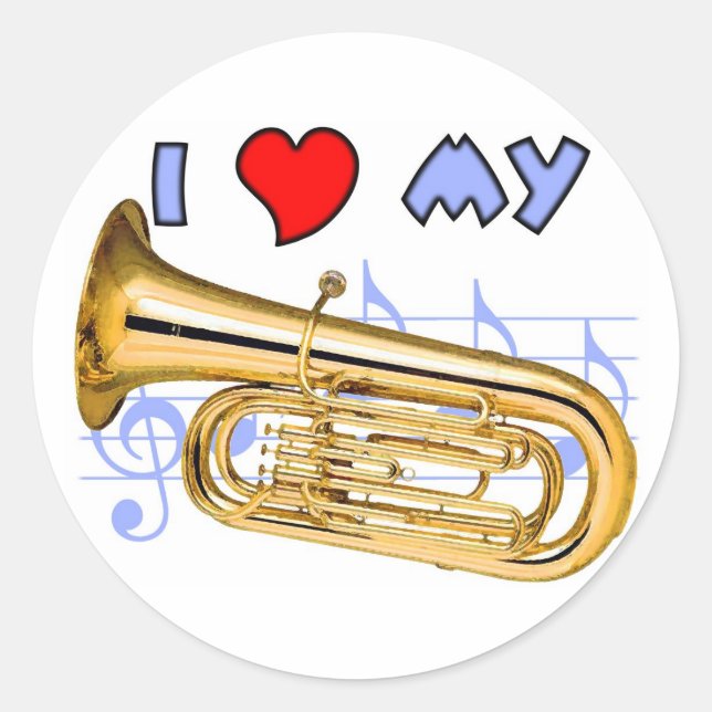 Adesivo Tuba Love (Frente)