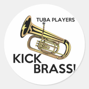 Adesivo Tuba Players Kick Brass