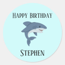 Tubarão azul-branco personalizado