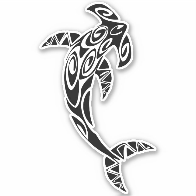 Adesivo Tubarão-martelo (Frente)