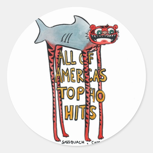 Adesivo Tubarão-Tigre (Frente)