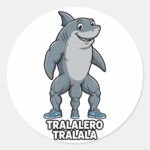 Adesivo Tubarão Tralalero Meme