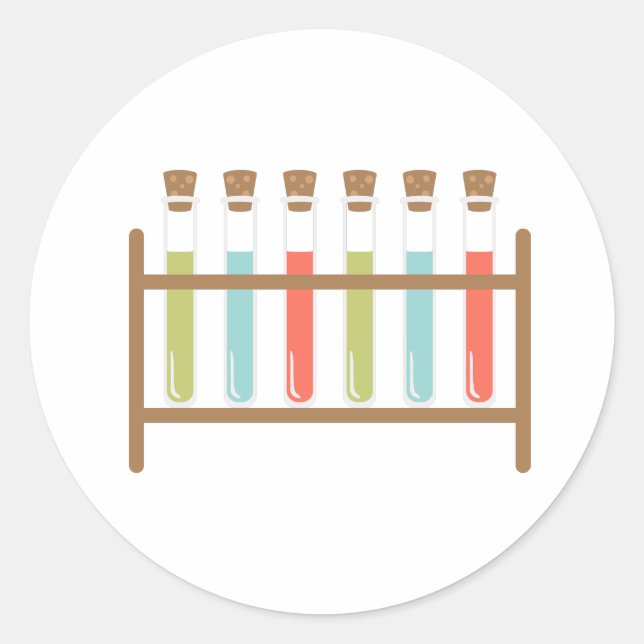 Adesivo Tubos de teste (Frente)