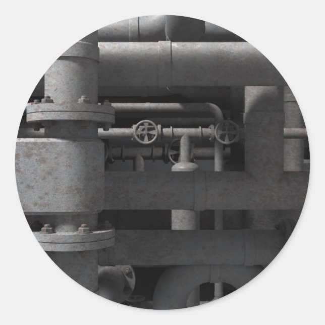 Adesivo Tubulações e válvulas (Frente)