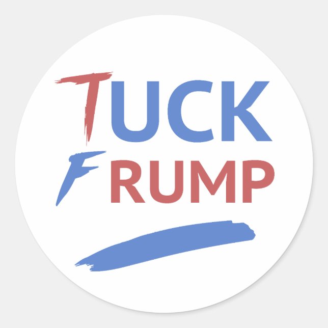 Adesivo Tuck Frump Anti-Trump (Frente)
