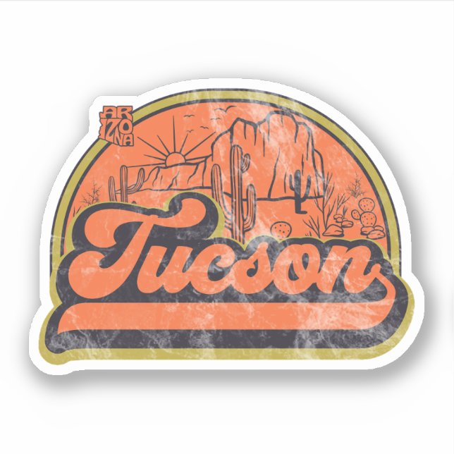 Adesivo Tucson, Arizona (Frente)