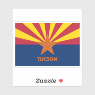 Adesivo Tucson AZ Flag