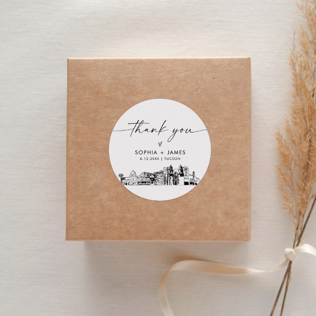 Adesivo Tucson Obrigado Favor 3" (folha 6) (Criador carregado)