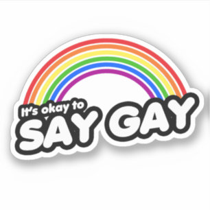 Adesivo Tudo bem dizer gay