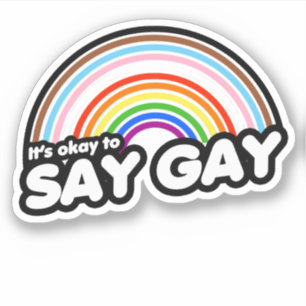 Adesivo Tudo bem dizer gay