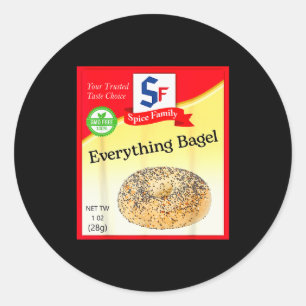 Adesivo Tudo Condimento Bagel Festa Cena Custo