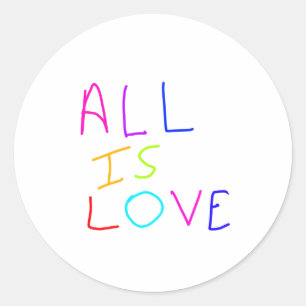 Adesivo Tudo é amor, orgulho colorido do arco-íris LGBTQ g