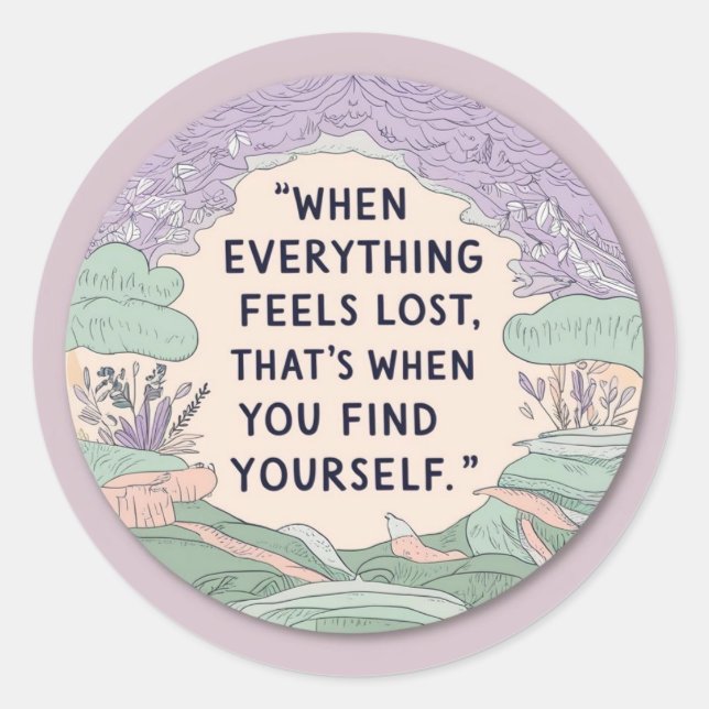 Adesivo Tudo Perdido Padrões (Frente)