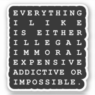 Adesivo Tudo que eu gosto